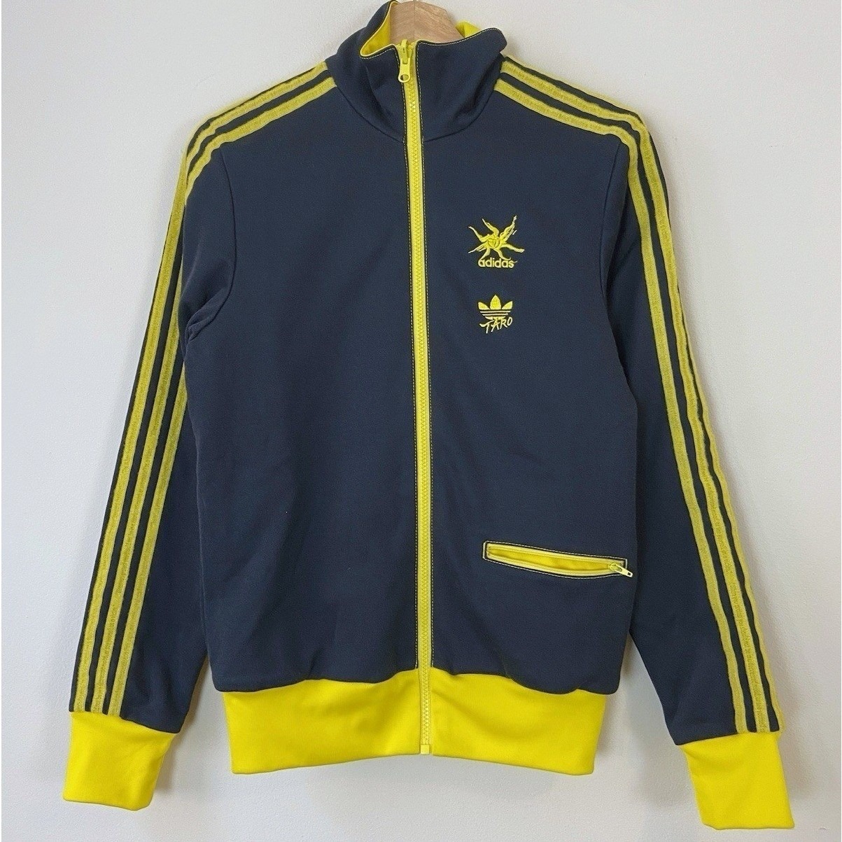 Adidas Taro Reversible Rare Black Track Jacket - Small/Medium